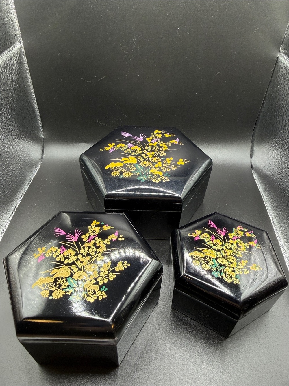 Nesting trinket boxes from Hong Kong